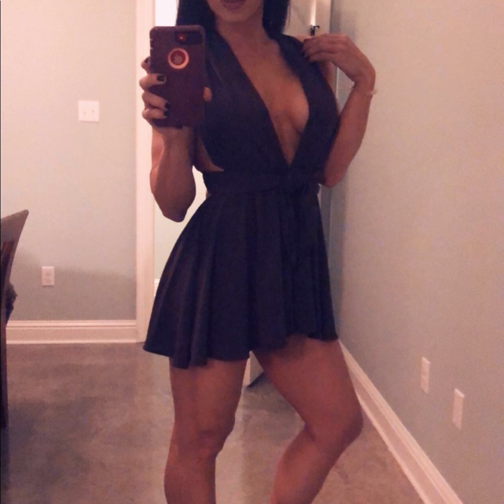 Beautiful olive green romper